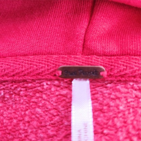 Free People High Road Pullover 1/4 Zip Hoodie Over-Sized Women's Size XS - Picture 10 of 11